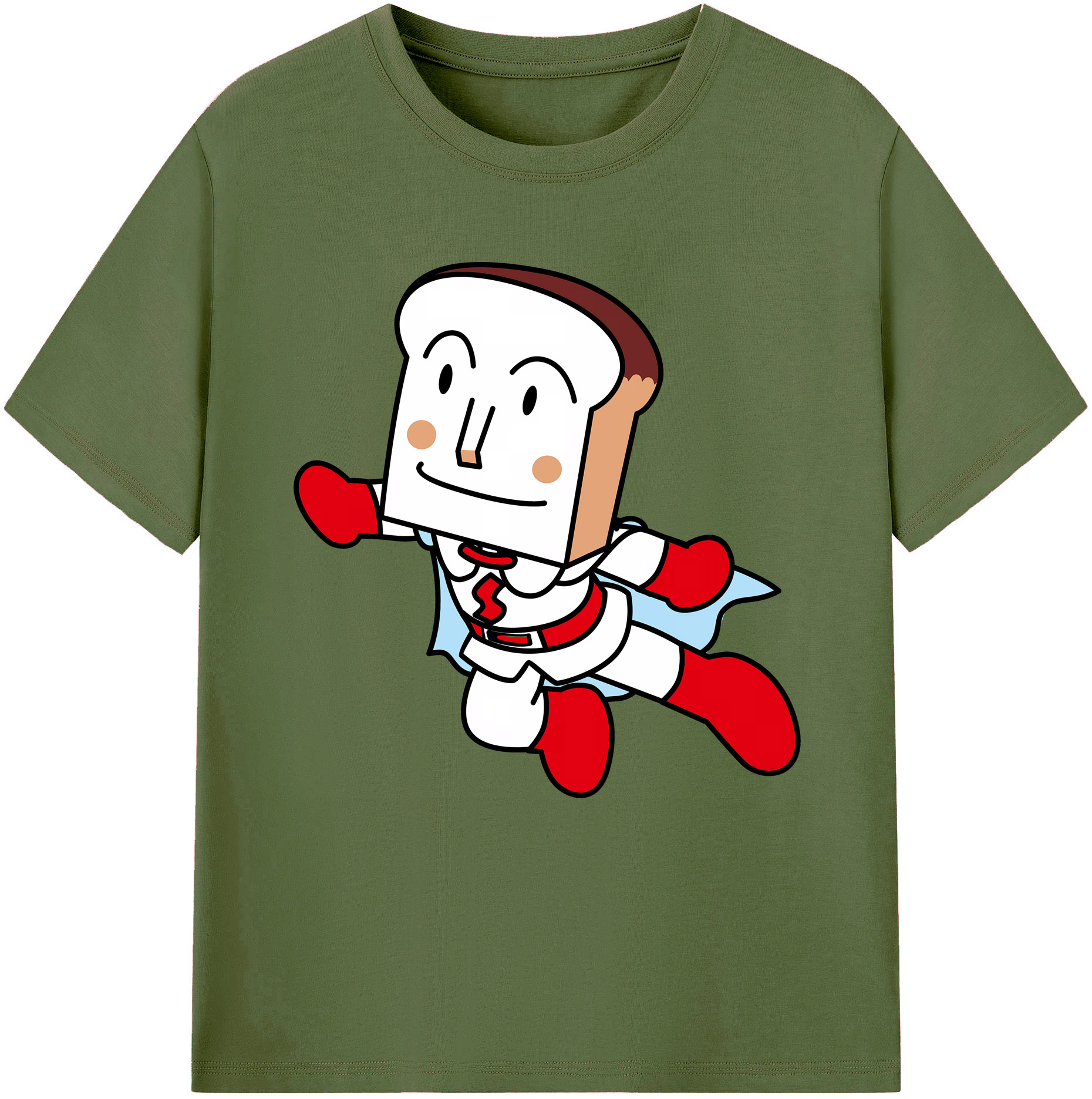 （画像用） アンパンマン Anpanman 綿100％半袖Tシャツ（フロントプリント）